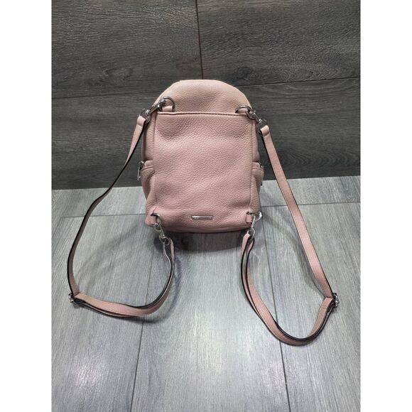Rebecca Minkoff Julian backpack Small Pink Leather Zipper Bag B000437 main image 9